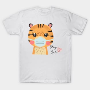 Tiger, Stay Safe T-Shirt